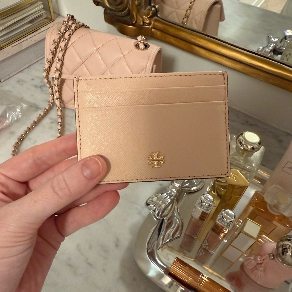 Tory Burch Blush Card Holder